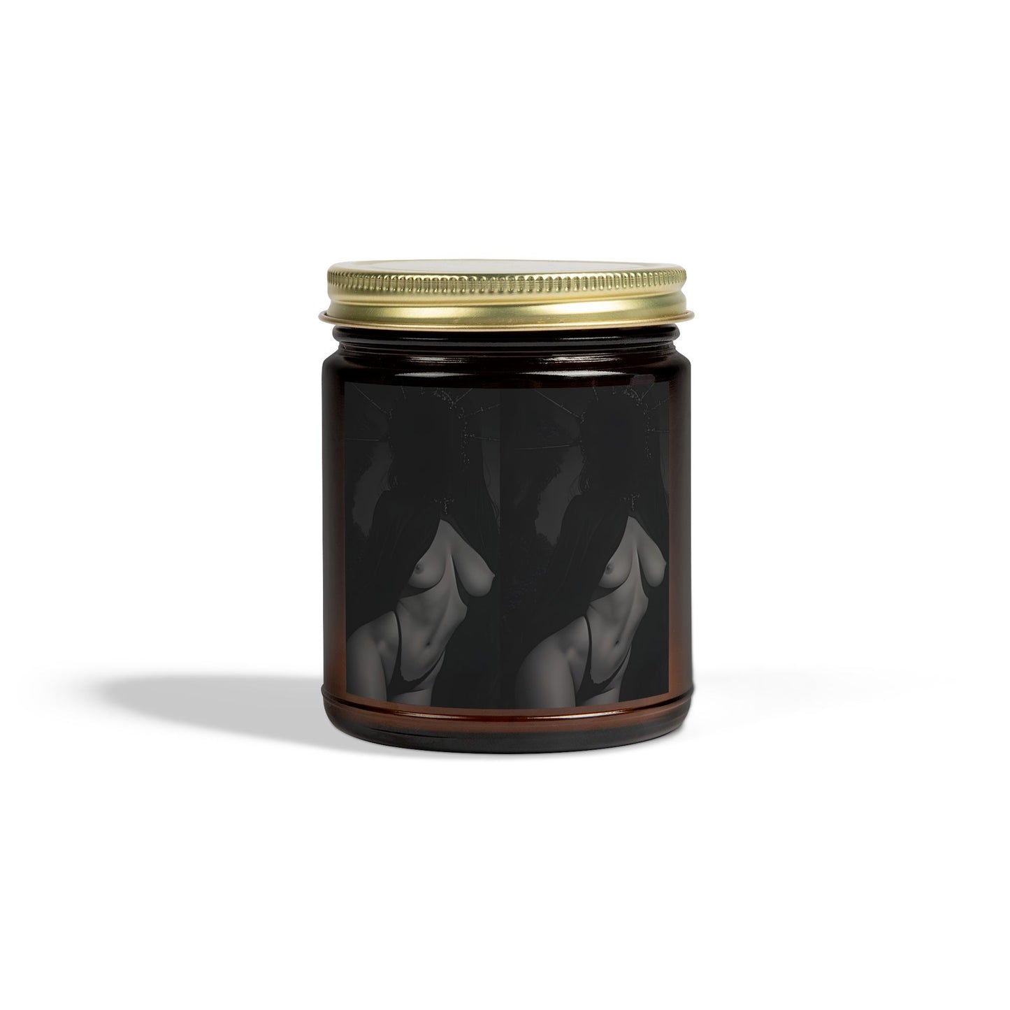 Dark Elegance Scented Coconut Apricot Candles (9oz)