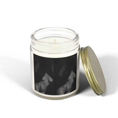 Dark Elegance Scented Coconut Apricot Candles (9oz)