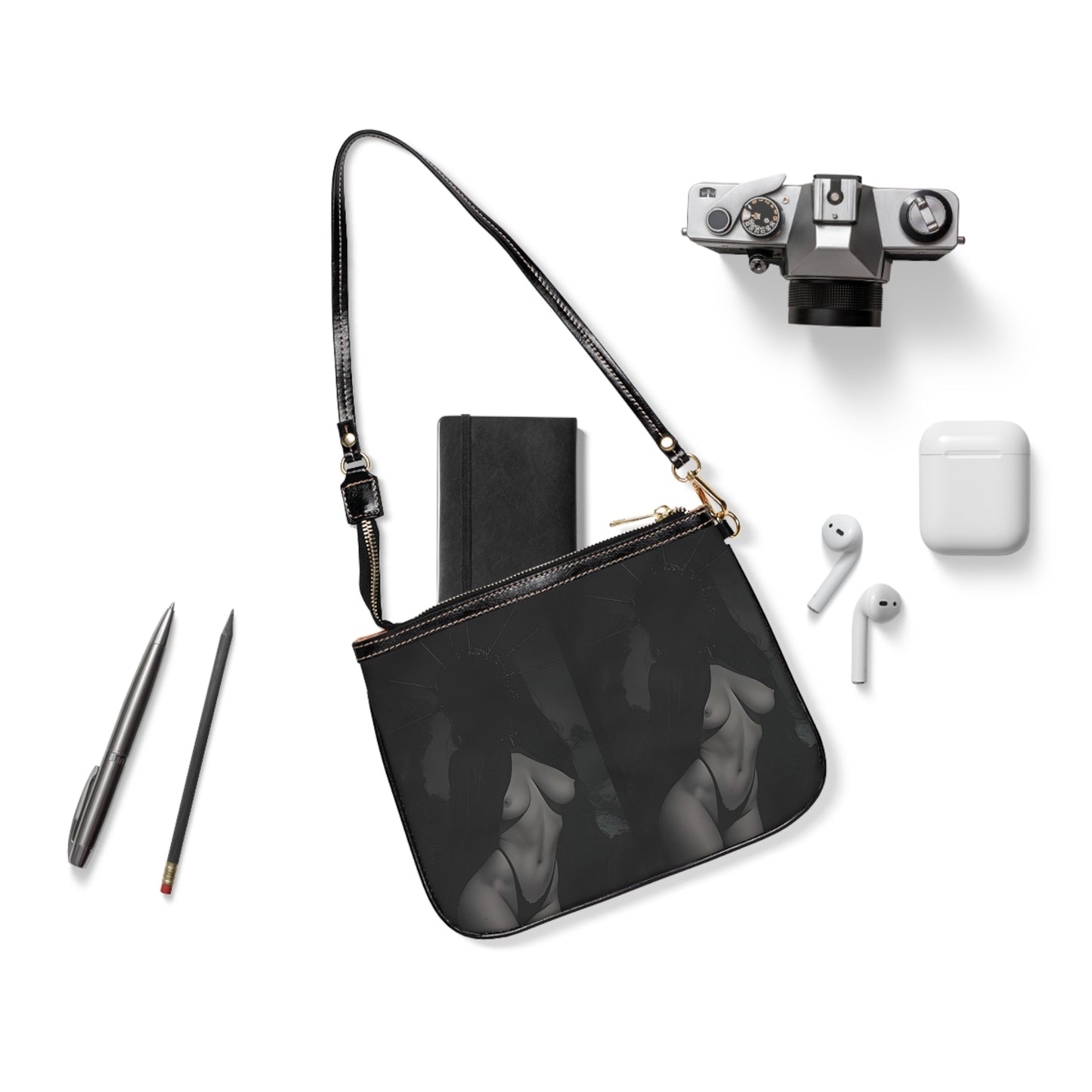 Dark Elegance Small Shoulder Bag